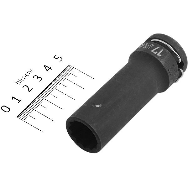 1/2インチsq インパクト薄肉12角ディープソケット 17mm