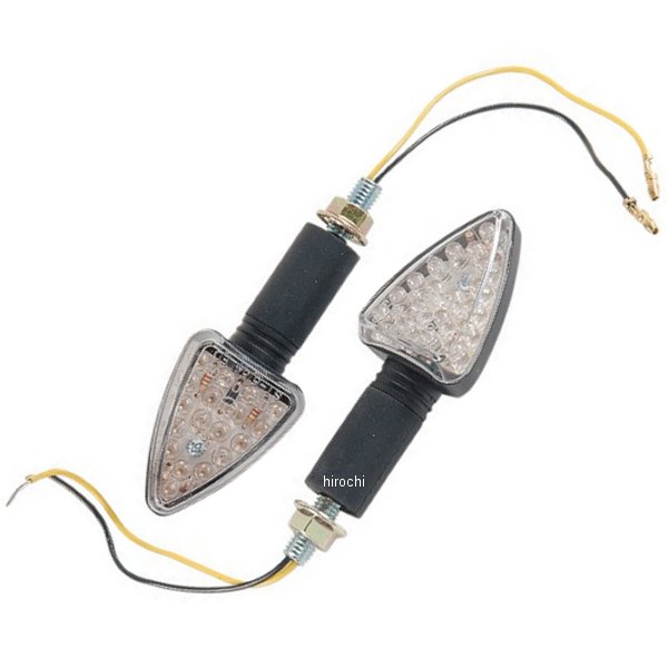 汎用 ミニ LED マーカーライト L95mmxW-38mm 黒/クリア