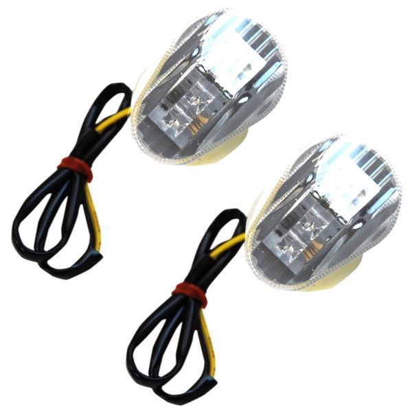 LED マーカーライト クリア 96年-04年 ニンジャ ZX-9R、ZX-7R、ZX-6R