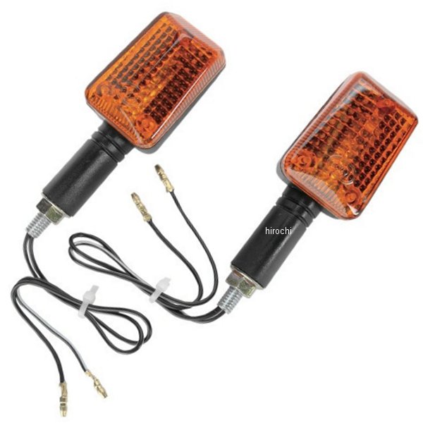 汎用 ミニ マーカーライト L95mmxW-38mm 黒/アンバー