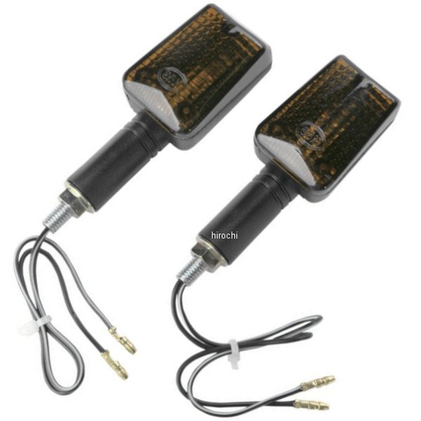 汎用 ミニ マーカーライト L95mmxW-38mm 黒/スモーク