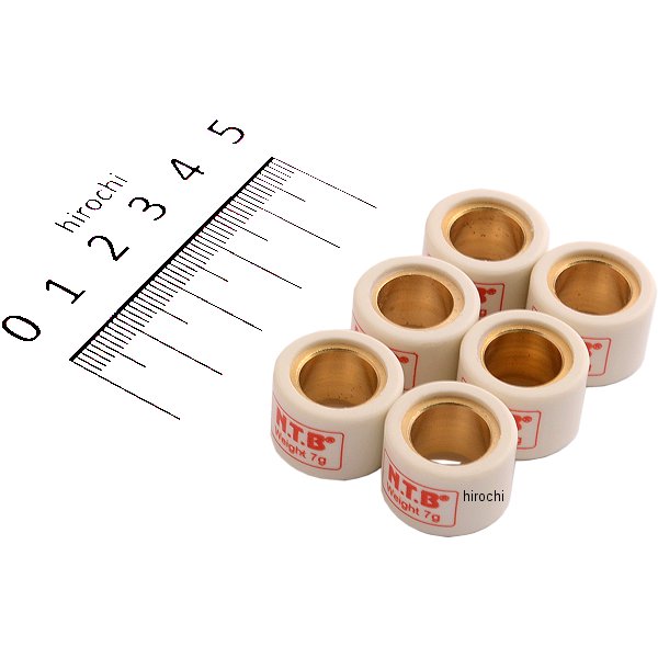 ウエイトローラー スズキ系汎用 17φ×12 7.0g Bタイプ 1セット6個入り