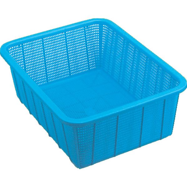 積水　角かご深型　中　青