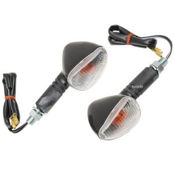 ウインカー コンパクト フレキシブル シングル球  黒/クリア