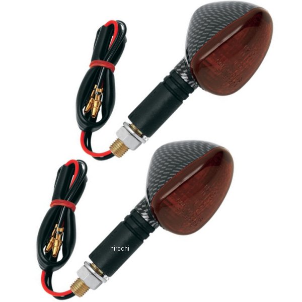 ウインカー コンパクト フレキシブル シングル球 カーボン柄/スモーク