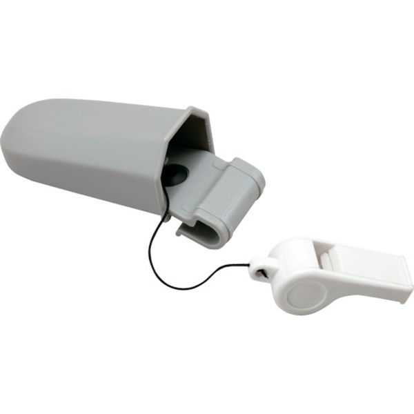 タニザワ　ホイッスルホルダー（溝付きタイプ）　グレー