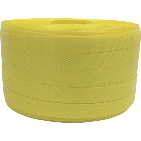 梱包用品　ＰＰバンド　１５．５ｍｍ×２００ｍ　イエロー