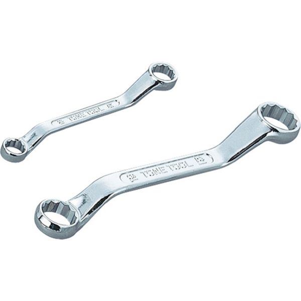 ショートメガネレンチ　１０Ｘ１２ｍｍ