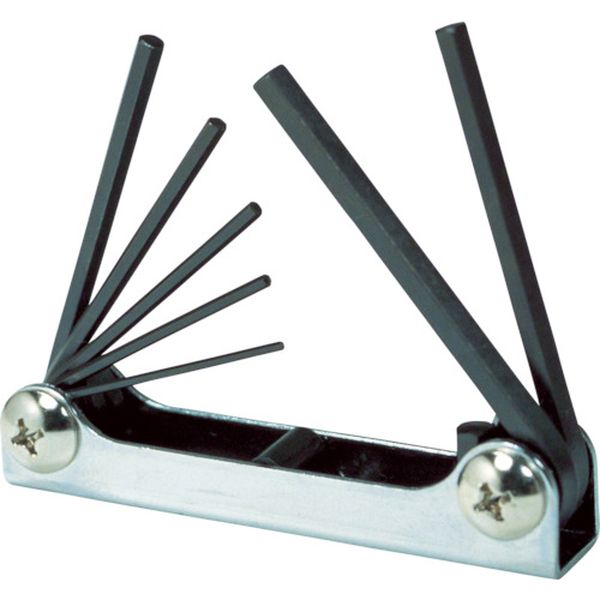 ナイフ型 六角棒スパナ メタルケース セット