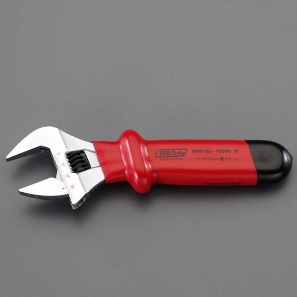 175mm/34mm モンキーレンチ(広口絶縁グリップ