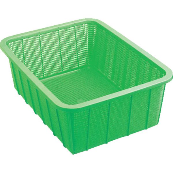 積水　角かご深型　大　緑