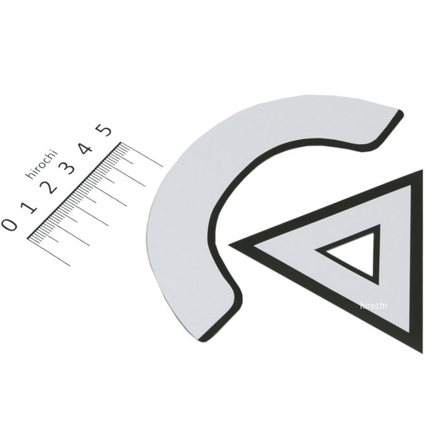 原付二種ステッカー 汎用 フロント/リア各1枚