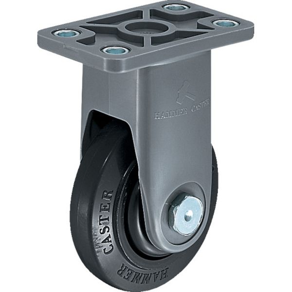 静音樹脂製　Ｓ型Ｅタイプ固定　ゴム車Ｂ入り１００ｍｍ