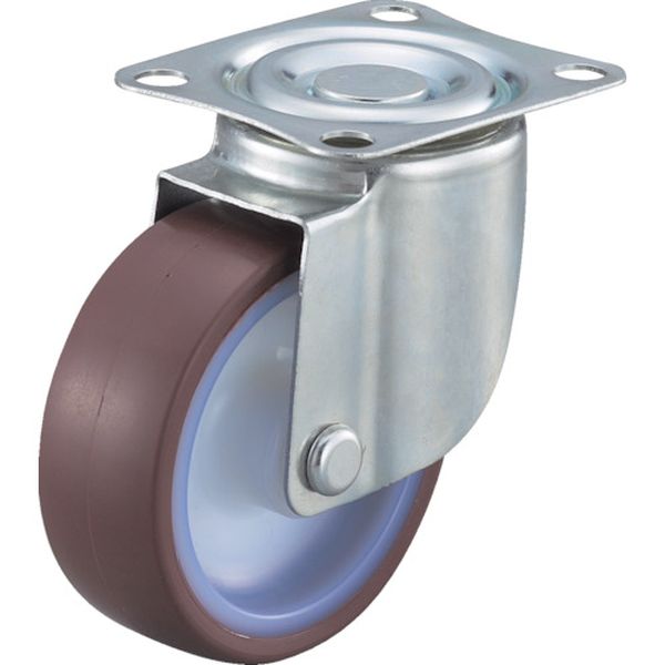 エアーキャスター（自在車）　１００ｍｍ　ウレタン車