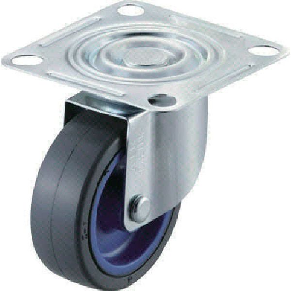 エアーキャスター（自在車）　１００ｍｍ　ゴム車