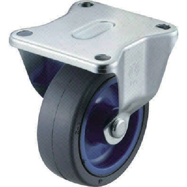 エアーキャスター（固定車）１００ｍｍ　ゴム車