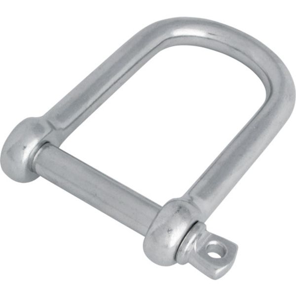 ステンレス　ロングワイドシャックル　長さ８０ｍｍ内幅４０ｍｍ