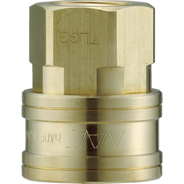 クイックカップリング　ＴＬ型　真鍮製　オネジ取付用