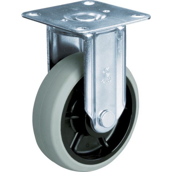 産業用キャスター固定車　１３０径ナイロンホイルウレタン車輪