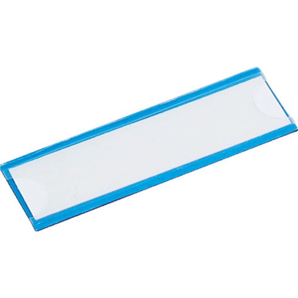 マグネット式見出しプレート　２５Ｘ８０　青　１０枚入