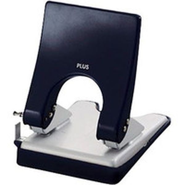 プラス　２穴パンチ　フォース１／２　Ｍ　黒　３０２０３