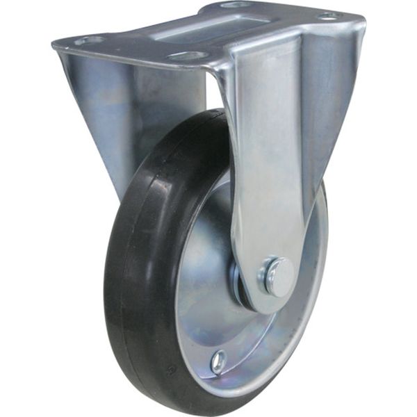 産業用キャスター固定車　１５０径ゴム車輪
