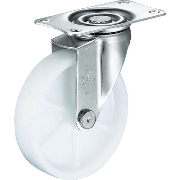 Ｅシリーズオールステンレス自在ナイロン車１００ｍｍ