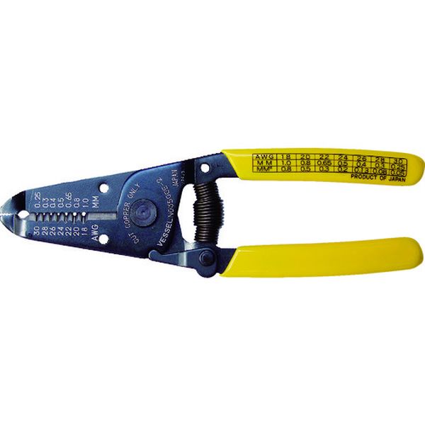 ワイヤーストリッパー 単線・より線用