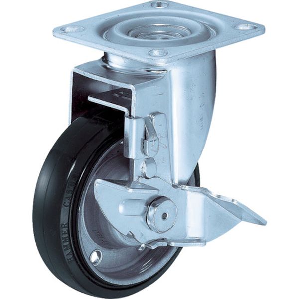 ２Ｓ型　自在ＳＰ付　ゴム車　１２５ｍｍ　新型