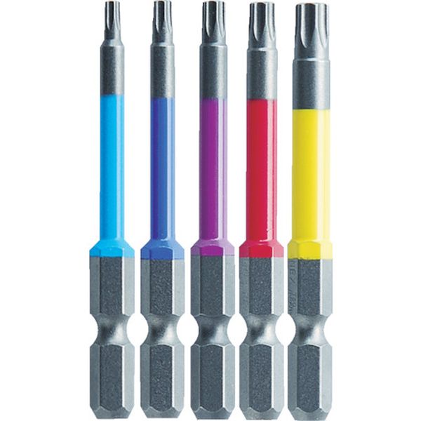 アネックス　ヘクスローブカラービット５本組　全長６５ｍｍ