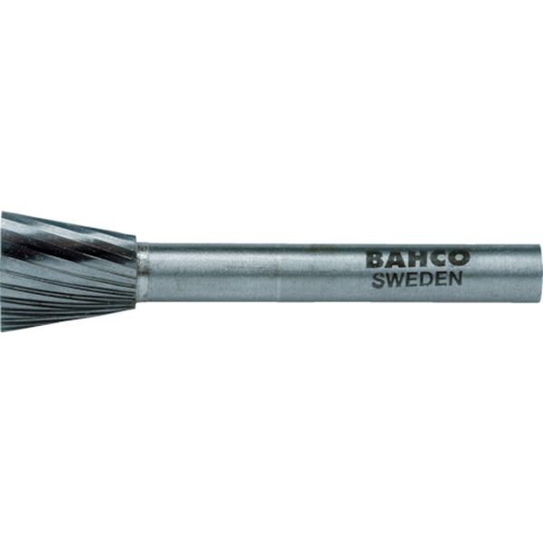 逆テーパー形超硬ロータリーバーシングルカットエンド刃