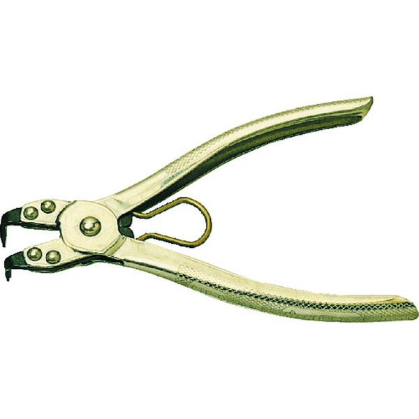 スナップリングプライヤ穴用曲爪（爪固定型）