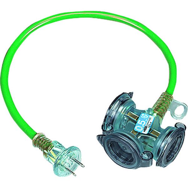 防雨型２Ｐショートタップ　０．５ｍ　グリーン