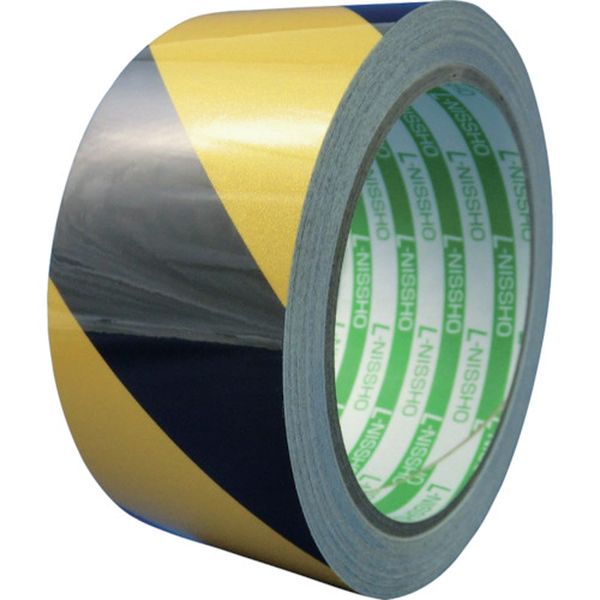 再帰反射テープ　４５ｍｍｘ１０ｍ　黄／黒