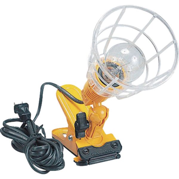 軽便ランプ　単相１００Ｖ　１００Ｗ耐震電球付　電線５ｍ