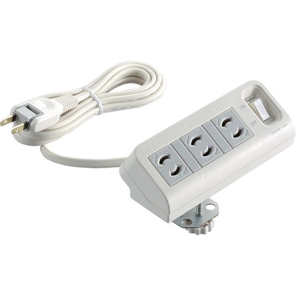 エレコム　集中スイッチ付デスクタップ２Ｐ３口