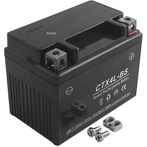 MFバッテリー 12V YTX4L-BS互換