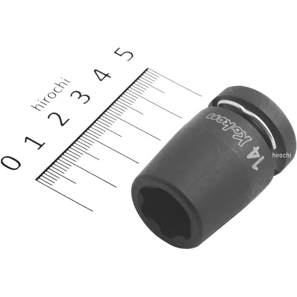 1/2インチsq インパクトサーフェイスソケット 14mm