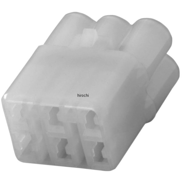 HMシールド コネクター 6ポジション メス型 1個入り