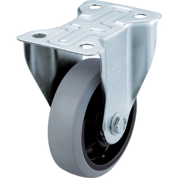 エアーキャスター（固定車）　１００ｍｍ　ウレタン車