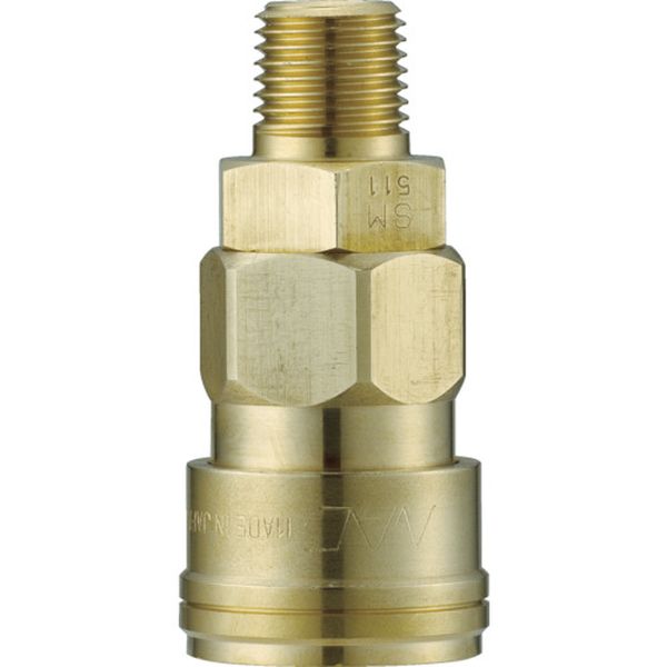 クイックカップリング　ＡＬ４０型　真鍮製　メネジ取付用