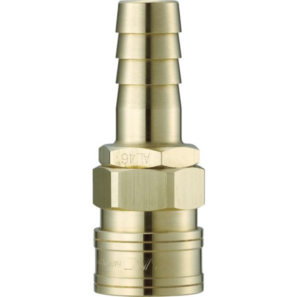 クイックカップリング　ＡＬ４０型　真鍮製　ホース取付用