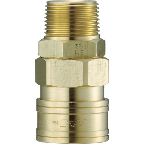 クイックカップリング　ＡＬ４０型　真鍮製　メネジ取付用