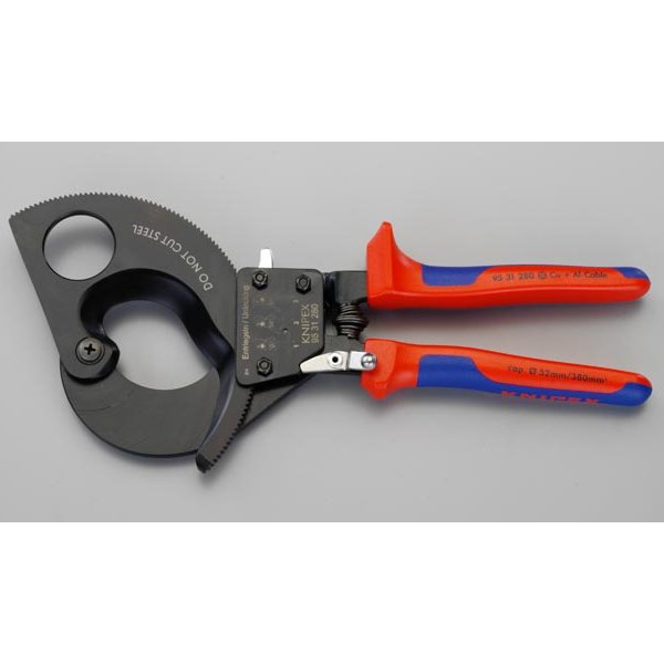 52mm/280mm ケーブルカッター(ラチェット式)