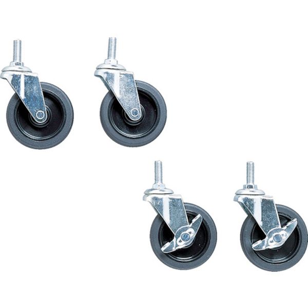 メタルラック用大型キャスター　４個セット