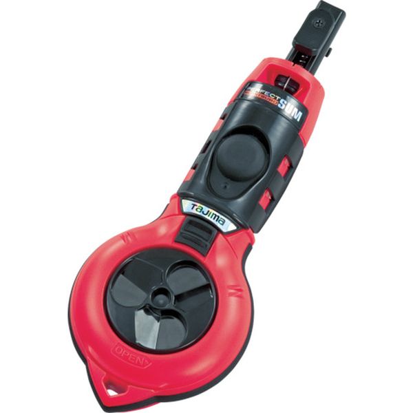 タジマ　パーフェクト墨つぼ　赤