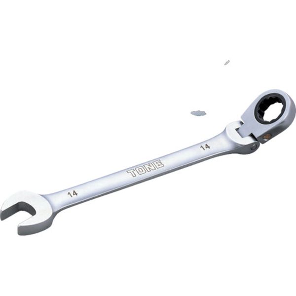 首振ラチェットめがねレンチ　１４ｍｍ