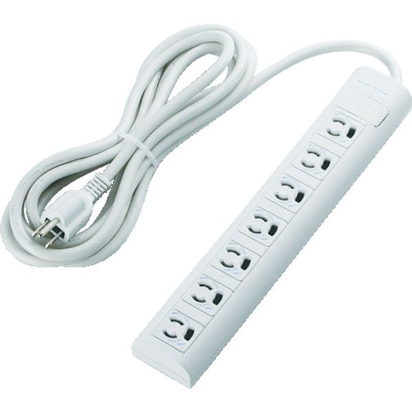 エレコム　簡易パッケージ抜け止めＰＣタップマグネット付／３Ｐ７口／３ｍ