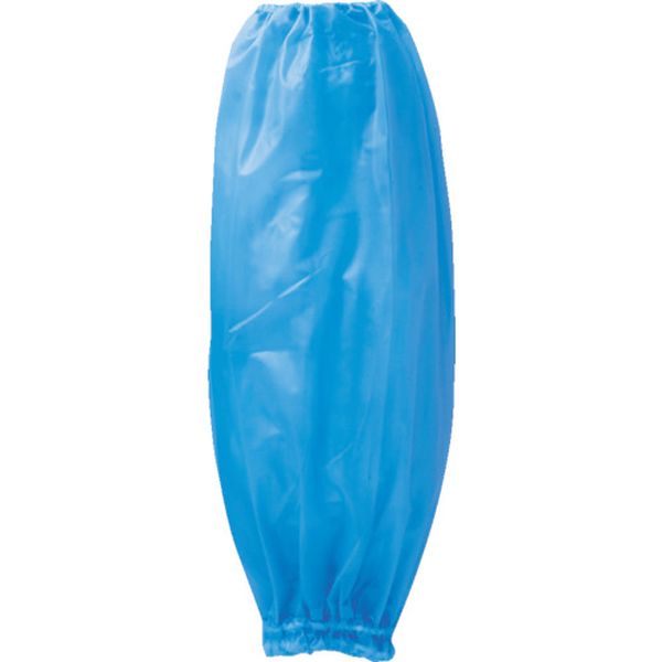 川西　　ビニール腕カバー　青　１２Ｐ