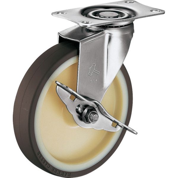 Ｅシリーズオールステンレス自在ＳＰ付ウレタンＢ車１００ｍｍ